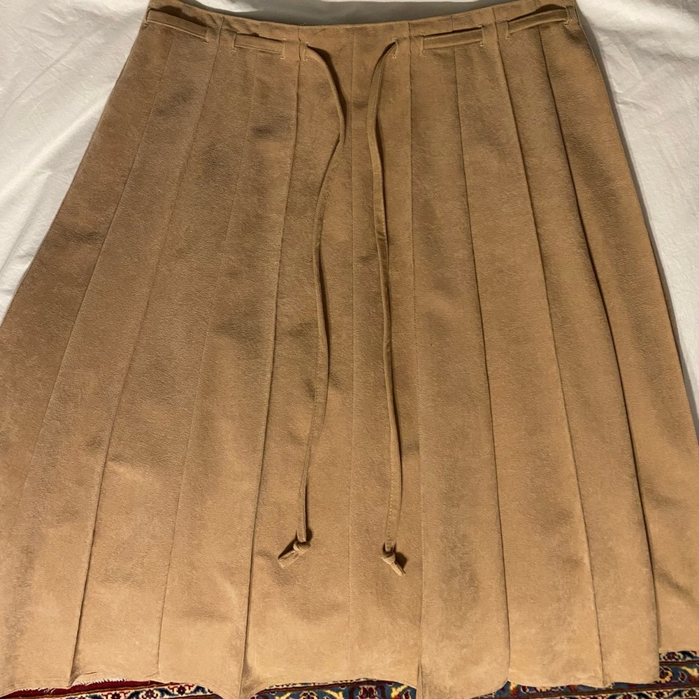Suede skirt and jacket by Koret of California, 3 Talbots skirts, and more!